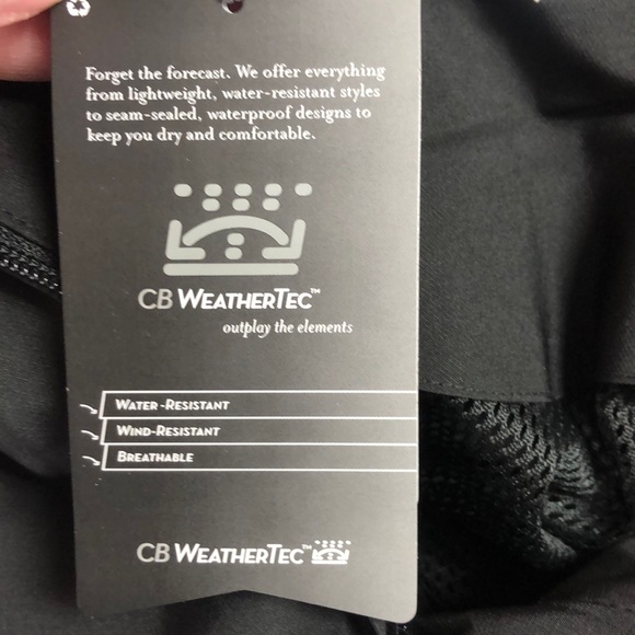 NWT Cutter & Buck Black CB WeatherTec Jacket XXXL - Picture 7 of 8